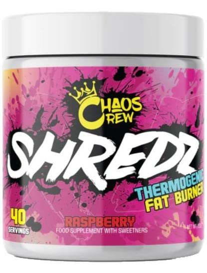 Chaos Crew Shredz Raspberry 252g - Default Title - Sports Nutrition at MySupplementShop by Chaos Crew