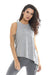 Golds Gym Ladies Angled Vest Grey marl - Vests at MySupplementShop by Gold's Gym