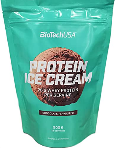 BioTechUSA Protein Ice Cream, Strawberry - 500g - Protein at MySupplementShop by BioTechUSA