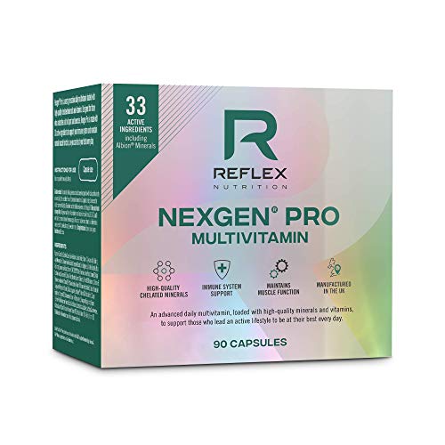 Reflex Nutrition Nexgen Pro Daily Vitamins Contains 33 Active Ingredients Inc Green Tea Extract (90 Caps) - Default Title - Vitamins & Minerals at MySupplementShop by Reflex Nutrition