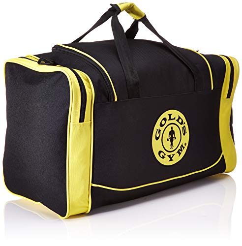 Gold's Gym Men's Holdall Bag Yellow Black/Gold - Sports Nutrition at MySupplementShop by Gold's Gym