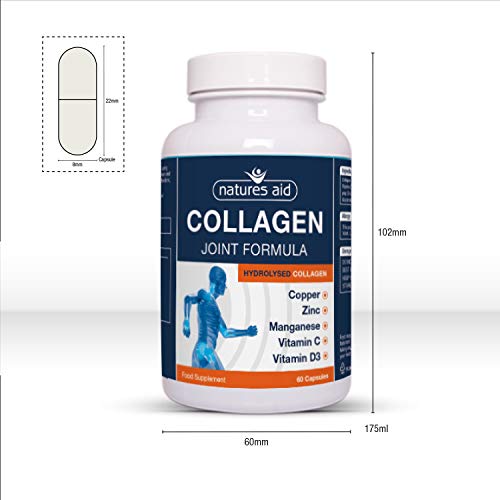 Natures Aid Collagen Joint Formula 60 Caps - Sports Nutrition at MySupplementShop by Natures Aid