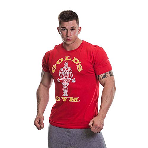 Golds Gym T-Shirt Muscle Joe Red - Small - Sports Nutrition at MySupplementShop by Golds Gym