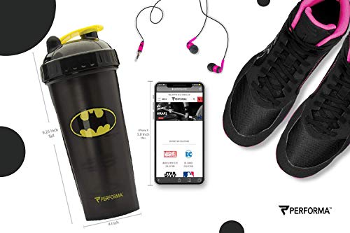 Performa Shakers Hero Shaker 800ml Batman - Sports Nutrition at MySupplementShop by Performa Shakers