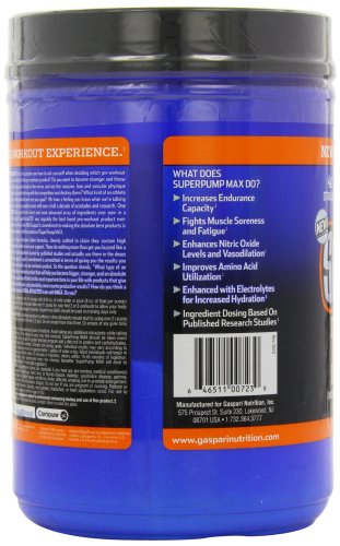 Gaspari Nutrition SuperPump Max 640g Orange - Nitric Oxide Boosters at MySupplementShop by Gaspari Nutrition