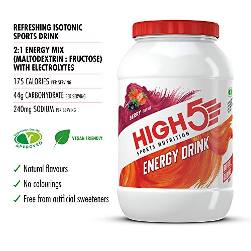 High 5 Energy Drink Berry 2.2kg - Sports Nutrition at MySupplementShop by High 5