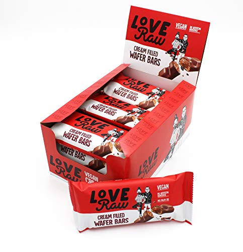 LoveRaw Hazelnut Wafer Vegan Chocolate Bar 12 Bars - Chocolate at MySupplementShop by LoveRaw