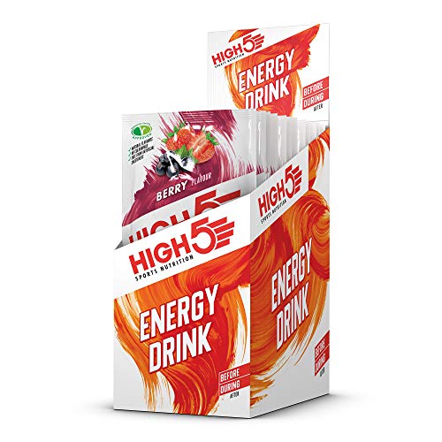 HIGH5 Energy Hydration Drink Refreshing Mix of Carbohydrates and Electrolytes (Berry 12 x 47g) - Sports Nutrition at MySupplementShop by HIGH