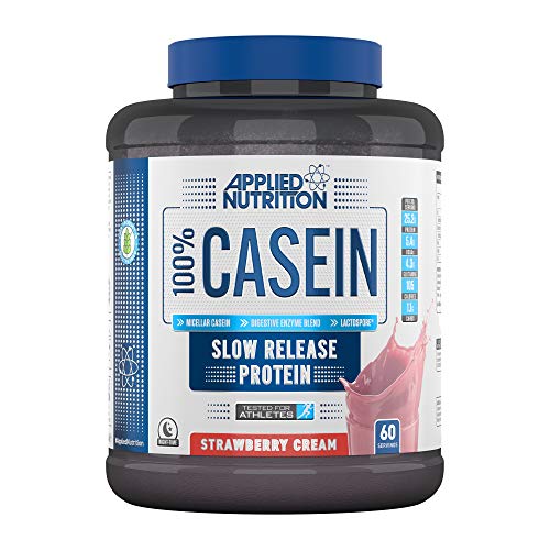 Applied Nutrition Casein 1.8kg Strawberry - Protein at MySupplementShop by Applied Nutrition