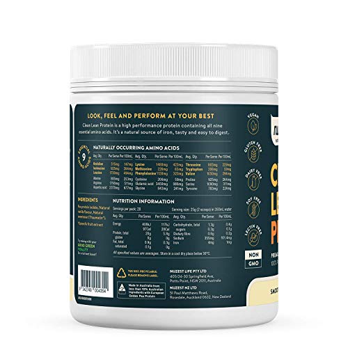 Nuzest Clean Lean Protein 500g Smooth Vanilla - Sports Nutrition at MySupplementShop by Nuzest