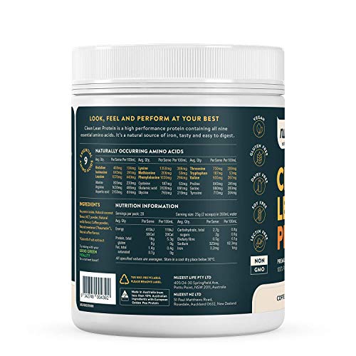 Nuzest Clean Lean Protein 500g Coffee Coconut & MCTs - Sports Nutrition at MySupplementShop by Nuzest