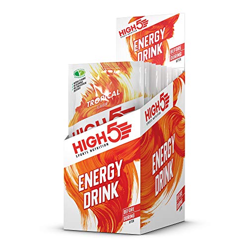 High 5 Energy Drink Tropical 12x47g - Sports Nutrition at MySupplementShop by High 5