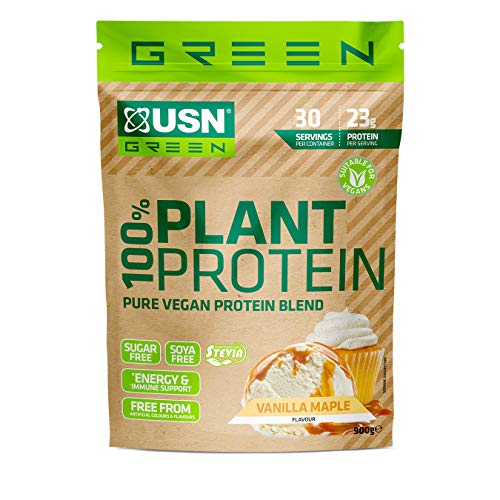 USN 100% Plant Protein 900g Vanilla Maple - Default Title - Sports Nutrition at MySupplementShop by USN