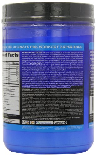 Gaspari Nutrition SuperPump MAX 640 g Blue Raspberry Pre-Workout Drink Powder - Health Foods at MySupplementShop by Gaspari Nutrition