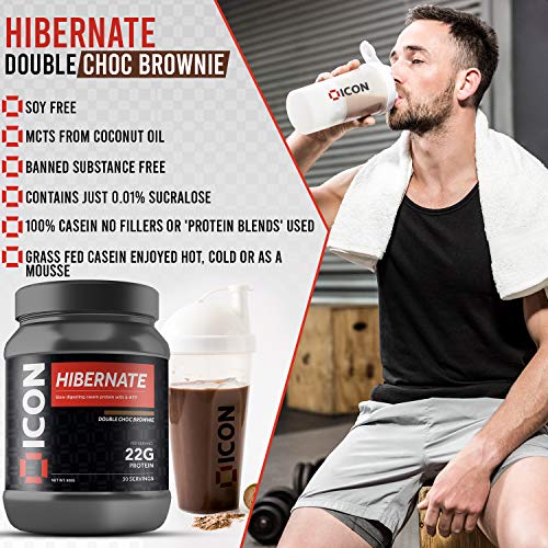 ICON Nutrition Hibernate 900g Double Chocolate Brownie - Sports Nutrition at MySupplementShop by ICON Nutrition