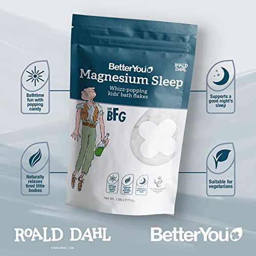 BetterYou Roald Dahl Magnesium Sleep Flakes - Children's Health at MySupplementShop by BetterYou