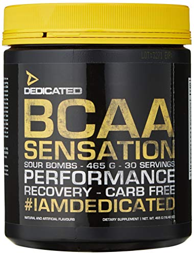 Dedicated Nutrition BCAA Sensation 405g Sour Bombs - Sports Nutrition at MySupplementShop by Dedicated Nutrition