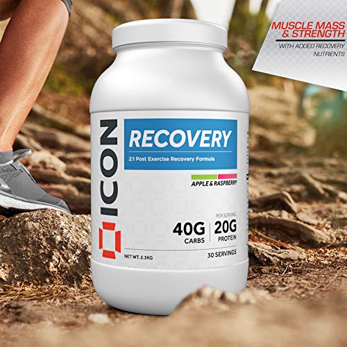 ICON Nutrition Recovery 2:1:1 2.3kg Raspberry & Apple - Sports Nutrition at MySupplementShop by ICON Nutrition