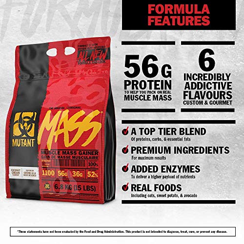 MUTANT Mass Weight Gainer Protein Powder 6.8kg - Weight Gainers & Carbs at MySupplementShop by Mutant