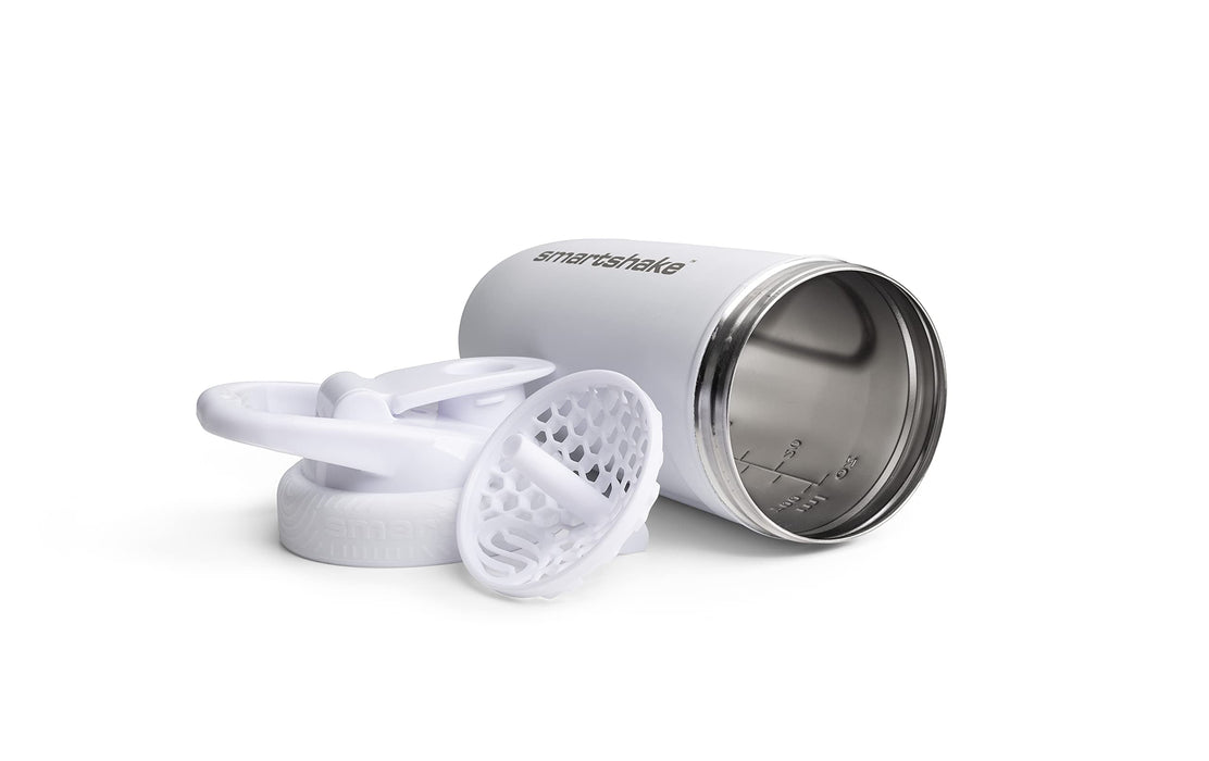 SmartShake Reforce Steel Shaker 900ml White - Accessories at MySupplementShop by SmartShake