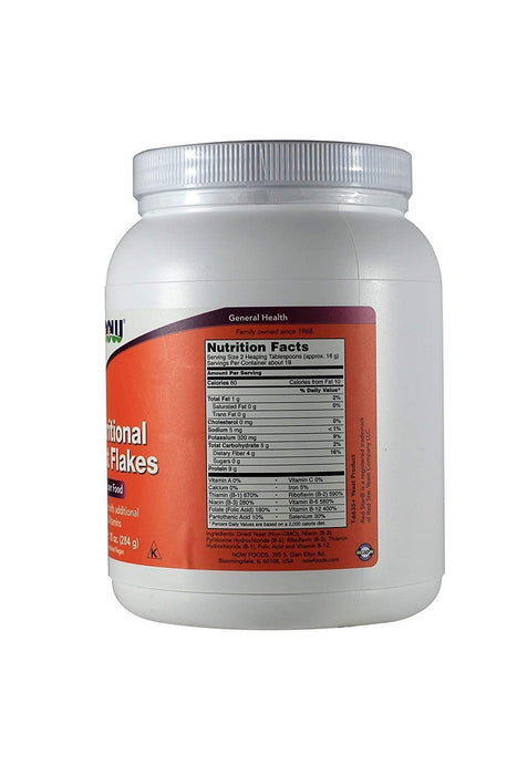 NOW Foods Nutritional Yeast Flakes - 284g - Health and Wellbeing at MySupplementShop by NOW Foods