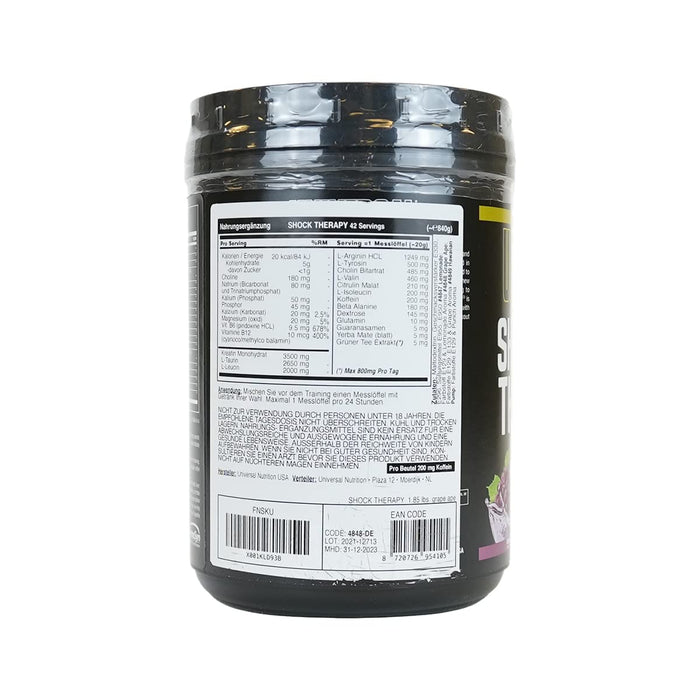 Universal Nutrition Shock Therapy, Grape Ape - 840 grams - Nitric Oxide Boosters at MySupplementShop by Universal Nutrition