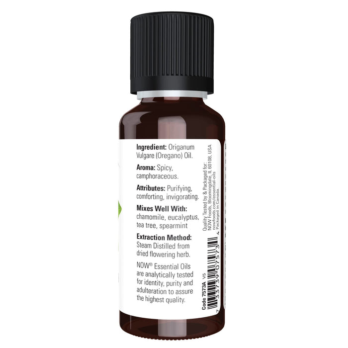 NOW Foods Essential Oil, Oregano Oil - 30 ml. - Health and Wellbeing at MySupplementShop by NOW Foods