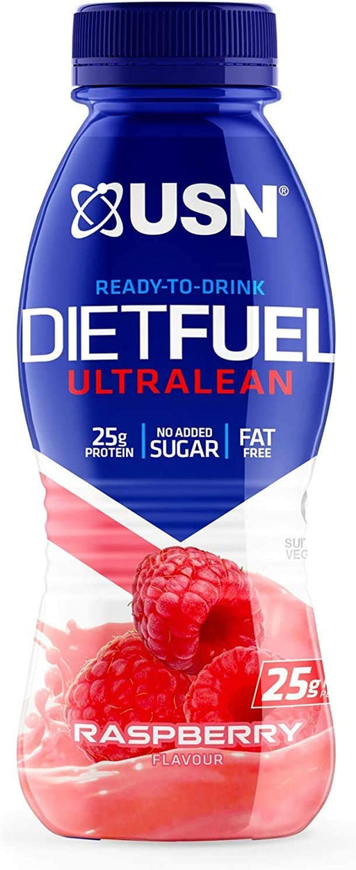 USN Diet Fuel Ultralean Ready to Drink High Protein Shake 8 x 310ml - Sports Nutrition at MySupplementShop by USN