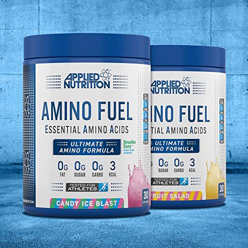 Applied Nutrition Amino Fuel - Amino Acids Supplement EAA Essential Amino Acids Powder Muscle Fuel & Recovery (390g - 30 Servings) (Fruit Salad) - Amino Acids and BCAAs at MySupplementShop by Applied Nutrition