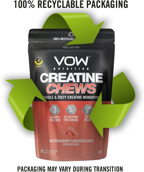 VOW Nutrition 100 x Creatine Chews - Creatine Powder at MySupplementShop by VOW Nutrition