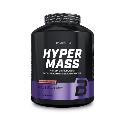 BioTechUSA Hyper Mass, Strawberry - 2270 grams - Weight Gainers & Carbs at MySupplementShop by BioTechUSA