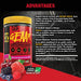 MUTANT GEAAR EAA Powder - Mango - 30 Servings - Amino Acids and BCAAs at MySupplementShop by Mutant