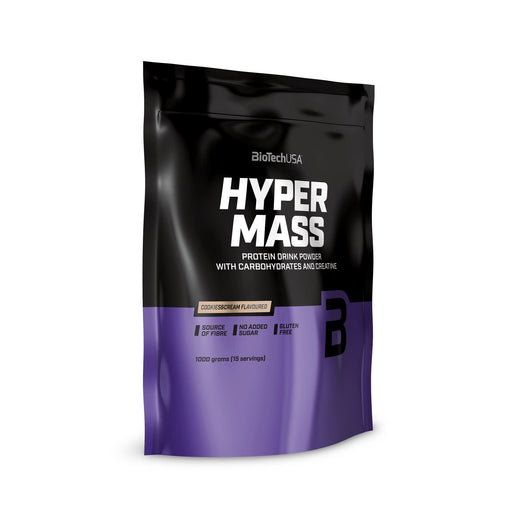 BioTechUSA Hyper Mass, Cookies & Cream - 1000 grams - Weight Gainers & Carbs at MySupplementShop by BioTechUSA