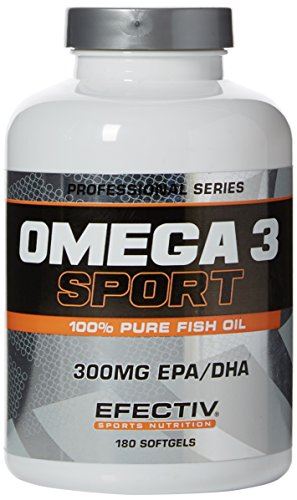 Efectiv Nutrition Omega 3 Sport 180 Softgels - Default Title - Omegas, EFAs, CLA, Oils at MySupplementShop by Efectiv Nutrition