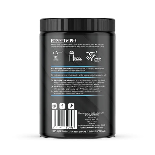 Efectiv Nutrition Performance Hydration 600g Mango & Passionfruit - Sports Supplements at MySupplementShop by Efectiv Nutrition