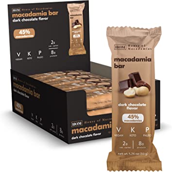 House Of Macadamia Macadamia Bar Chocolate 12x50g Chocolate - Sports & Nutrition at MySupplementShop by House Of Macadamia