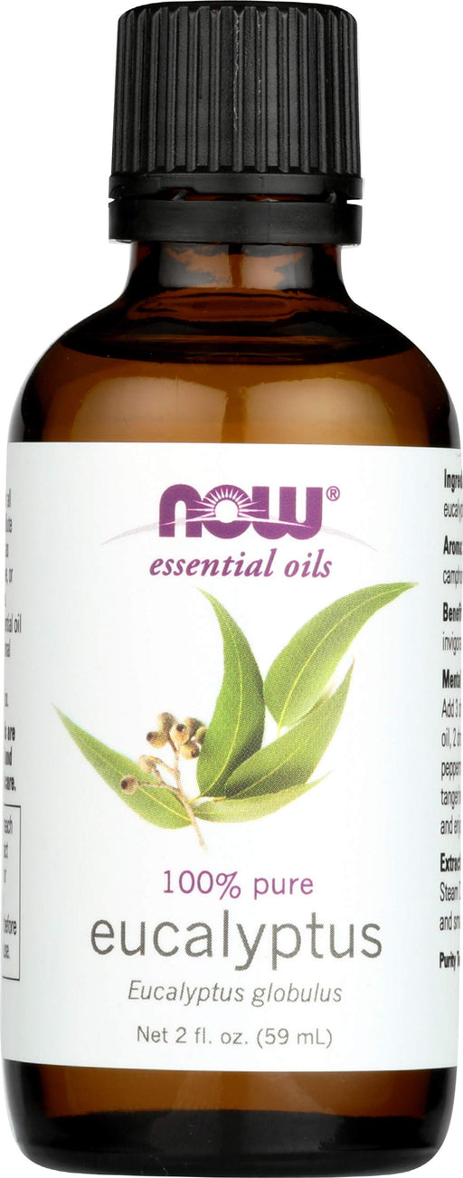 NOW Foods Essential Oil, Eucalyptus Oil - 59 ml. - Health and Wellbeing at MySupplementShop by NOW Foods