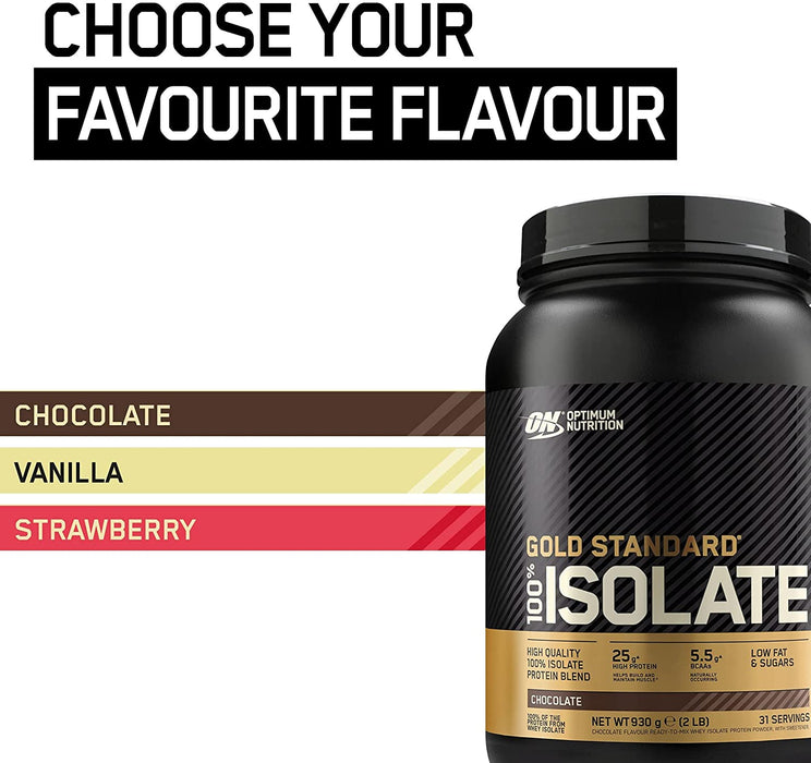 Optimum Nutrition Gold Standard 100% Isolate 930g - Protein at MySupplementShop by Optimum Nutrition