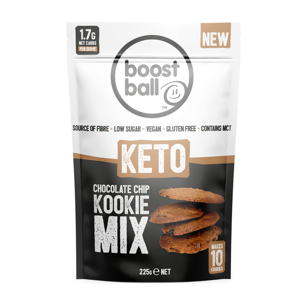 Boostball Keto Chocolate Chip Kookie Mix 225g - Health Foods at MySupplementShop by Boostball