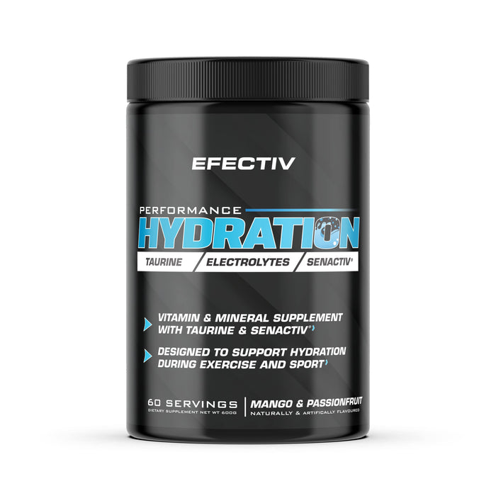 Efectiv Nutrition Performance Hydration 600g Mango & Passionfruit - Sports Supplements at MySupplementShop by Efectiv Nutrition