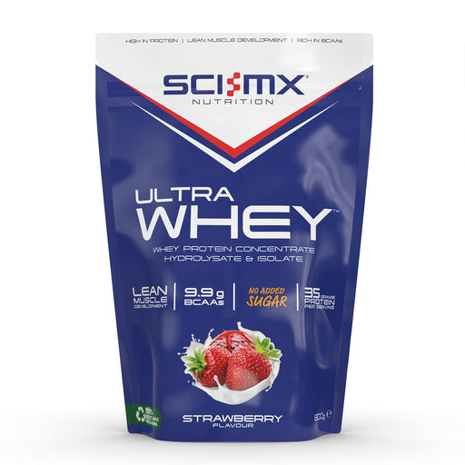 Sci-MX Ultra Whey 800g Strawberry - Supplements at MySupplementShop by Sci-Mx