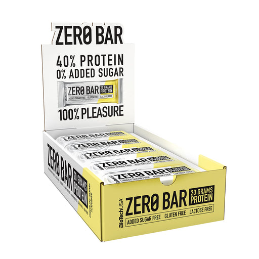 BioTechUSA Zero Bar, Chocolate Banana - 20 x 50g - Protein Bars at MySupplementShop by BioTechUSA