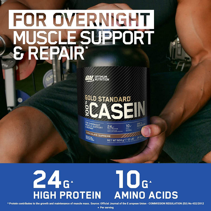 Optimum Nutrition Gold Standard 100% Casein 1.82kg - Sports Nutrition at MySupplementShop by Optimum Nutrition