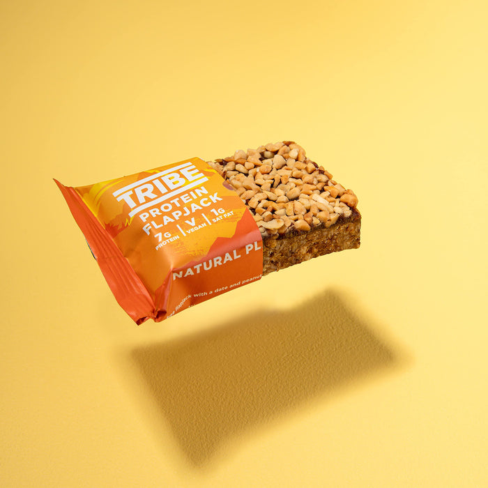 Tribe Protein Flapjack, Caramel - 12 x 50g - Protein Bars at MySupplementShop by Tribe