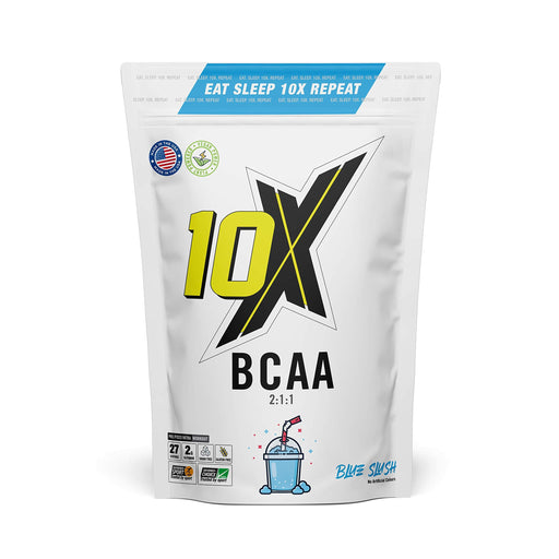 10X Athletic BCAA 243g - Blue Slush - Health & Personal Care at MySupplementShop by 10X Athletic