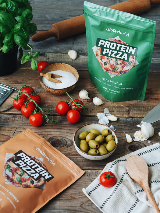 BioTechUSA Pizza Protein Powder, Traditional - 500g - Protein Blends at MySupplementShop by BioTechUSA