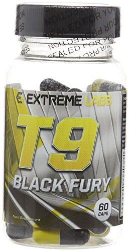 Extreme Labs T9 Black Fury 90 Capsules - Default Title - Food Supplement at MySupplementShop by Extreme Labs