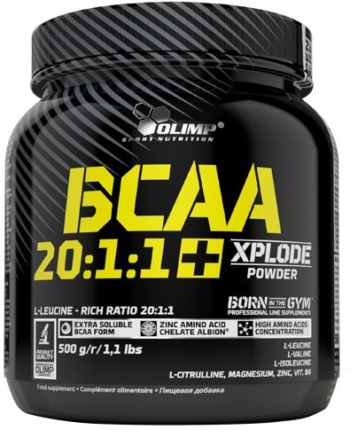 Olimp Nutrition BCAA 20:1:1 Xplode, Pear - 500 grams - Default Title - Amino Acids and BCAAs at MySupplementShop by Olimp Nutrition