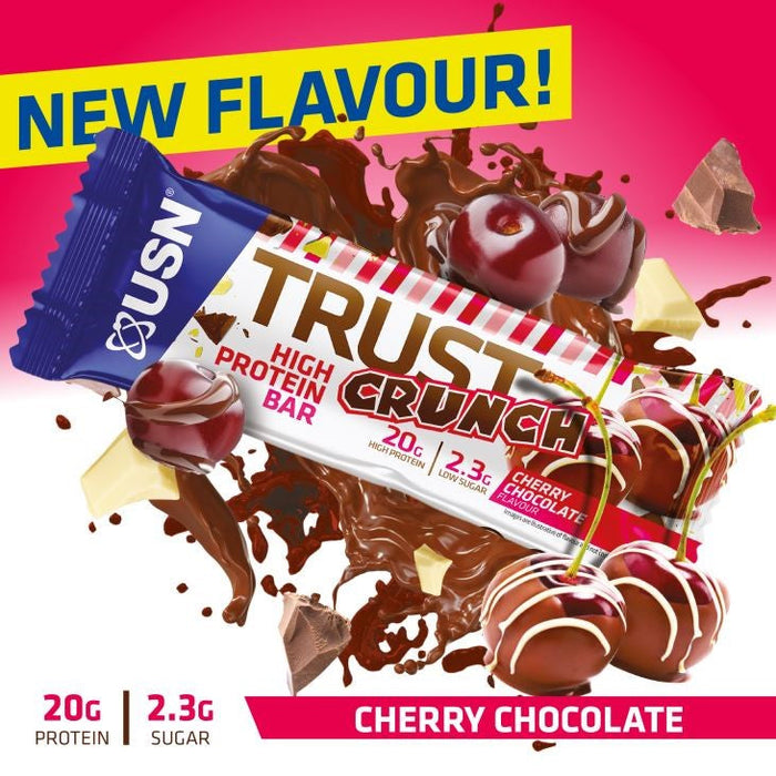 USN TRUST Crunch Protein Bars 12 x 60g - Sports Nutrition at MySupplementShop by USN