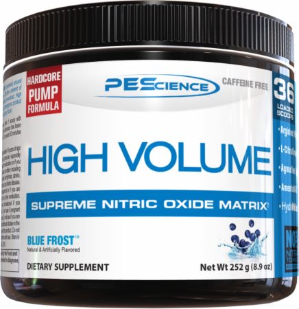 PEScience High Volume, Raspberry Lemonade - 252 grams - Default Title - Nitric Oxide Boosters at MySupplementShop by PEScience